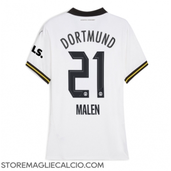 Borussia Dortmund Donyell Malen #21 Maglia Gara Terza Repliche 2024-25 Donna